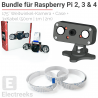 Raspberry Pi 4 Kamera Bundle mit Gehäuse und Kabel | Electreeks®