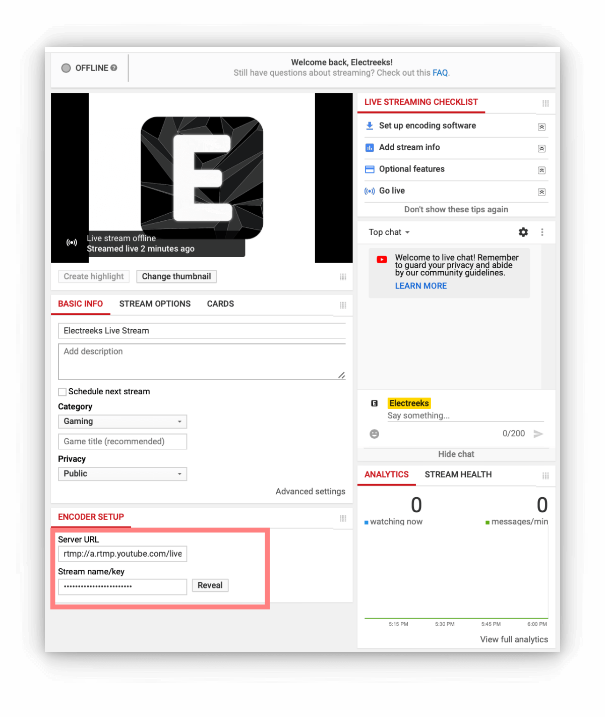 live-stream-motion-eye-os-youtube-stream-key-streaming-schlüssel-electreeks