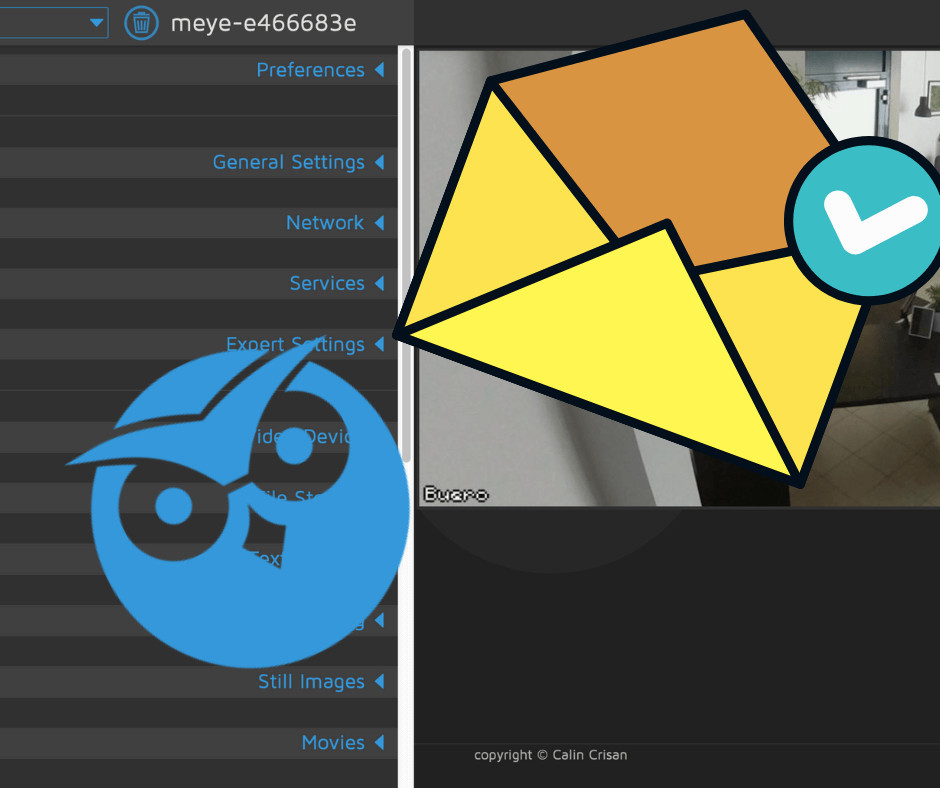 E-Mail Versand in MotionEye-OS | Electreeks®